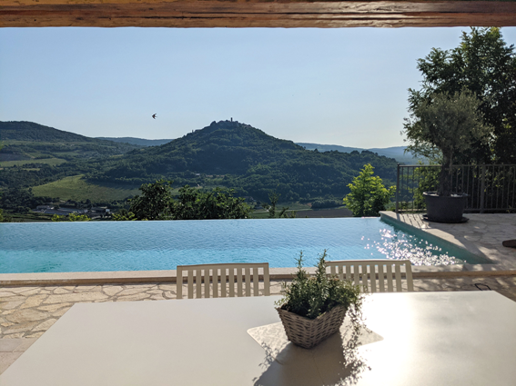 Blick von unserem Bungalow