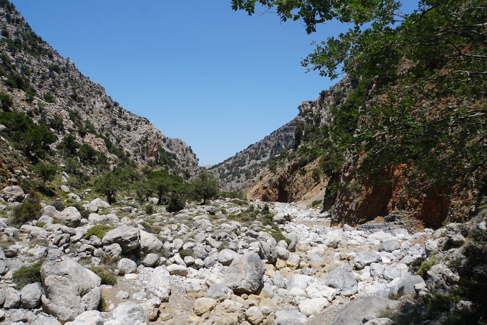 in der Havga-Schlucht