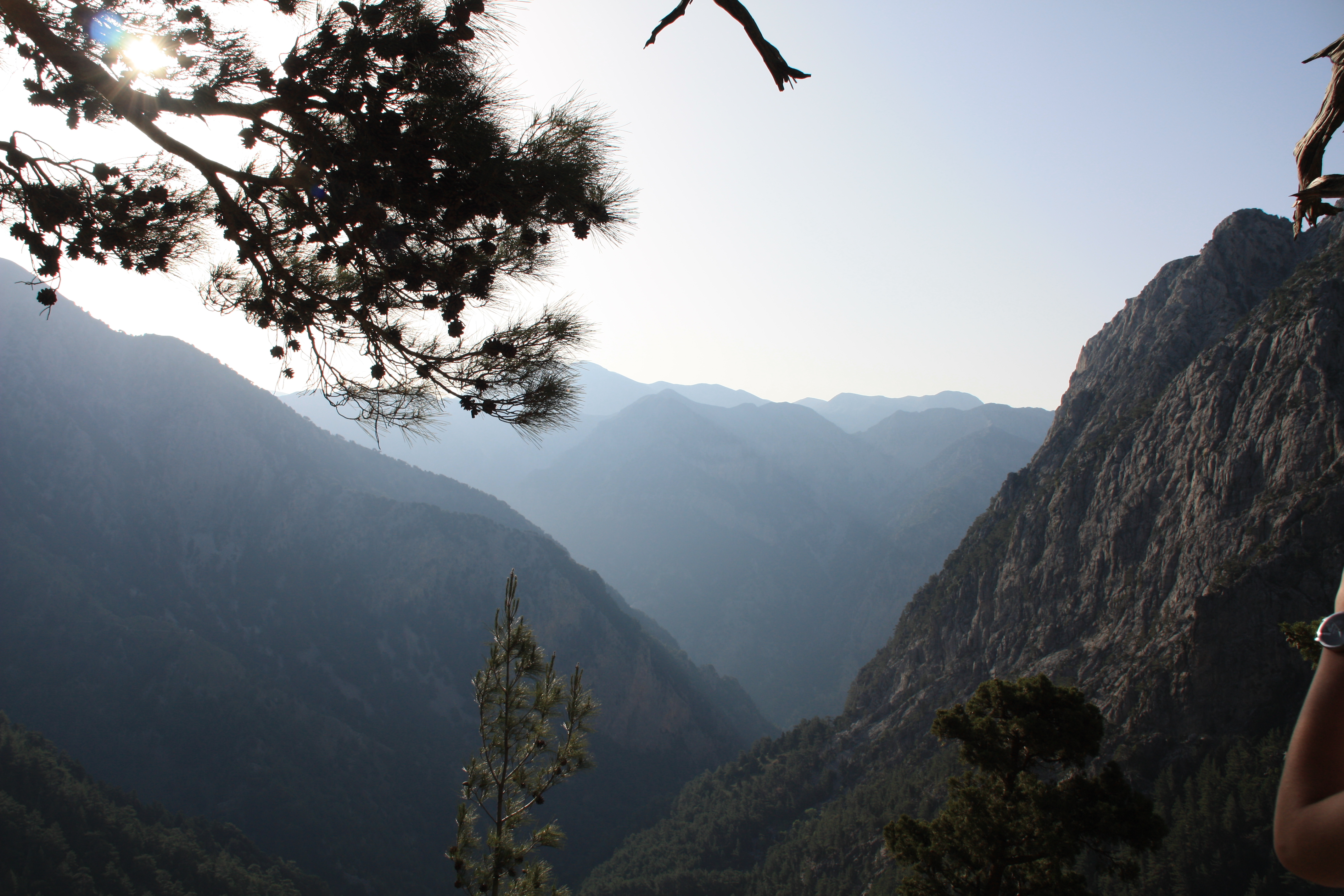 Blick in die Samaria-Schlucht