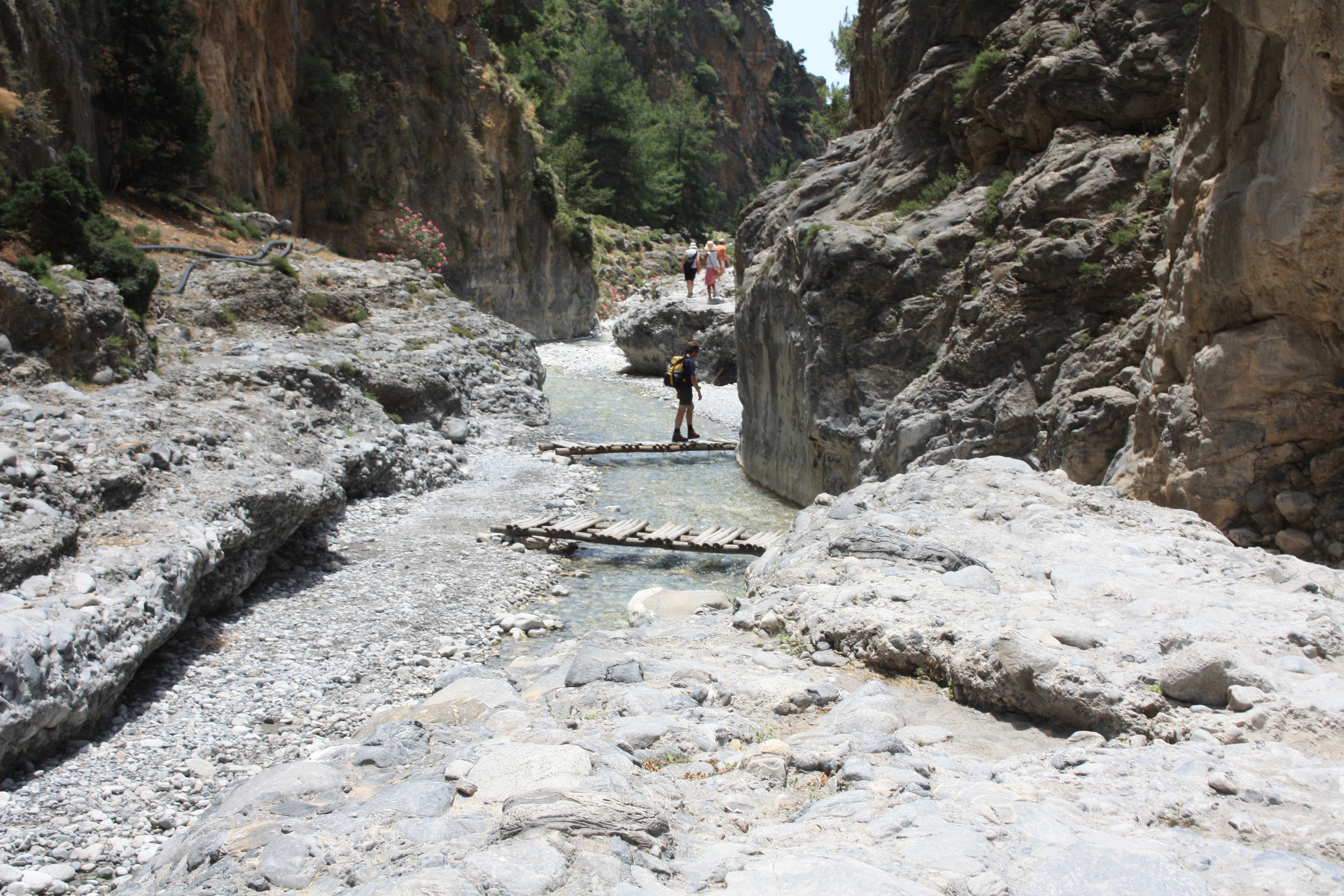 in der Samaria-Schlucht