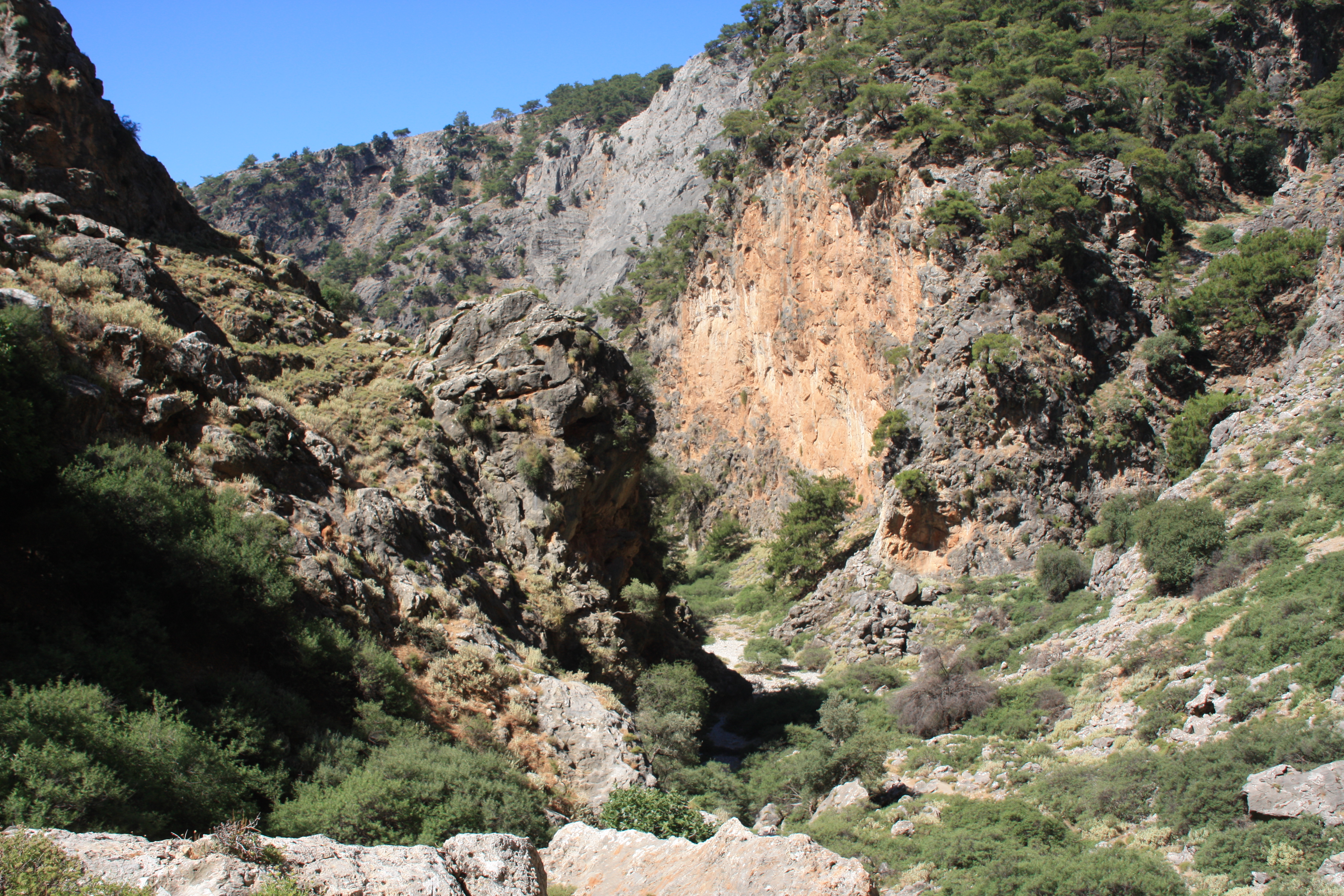 in der Aradena-Schlucht