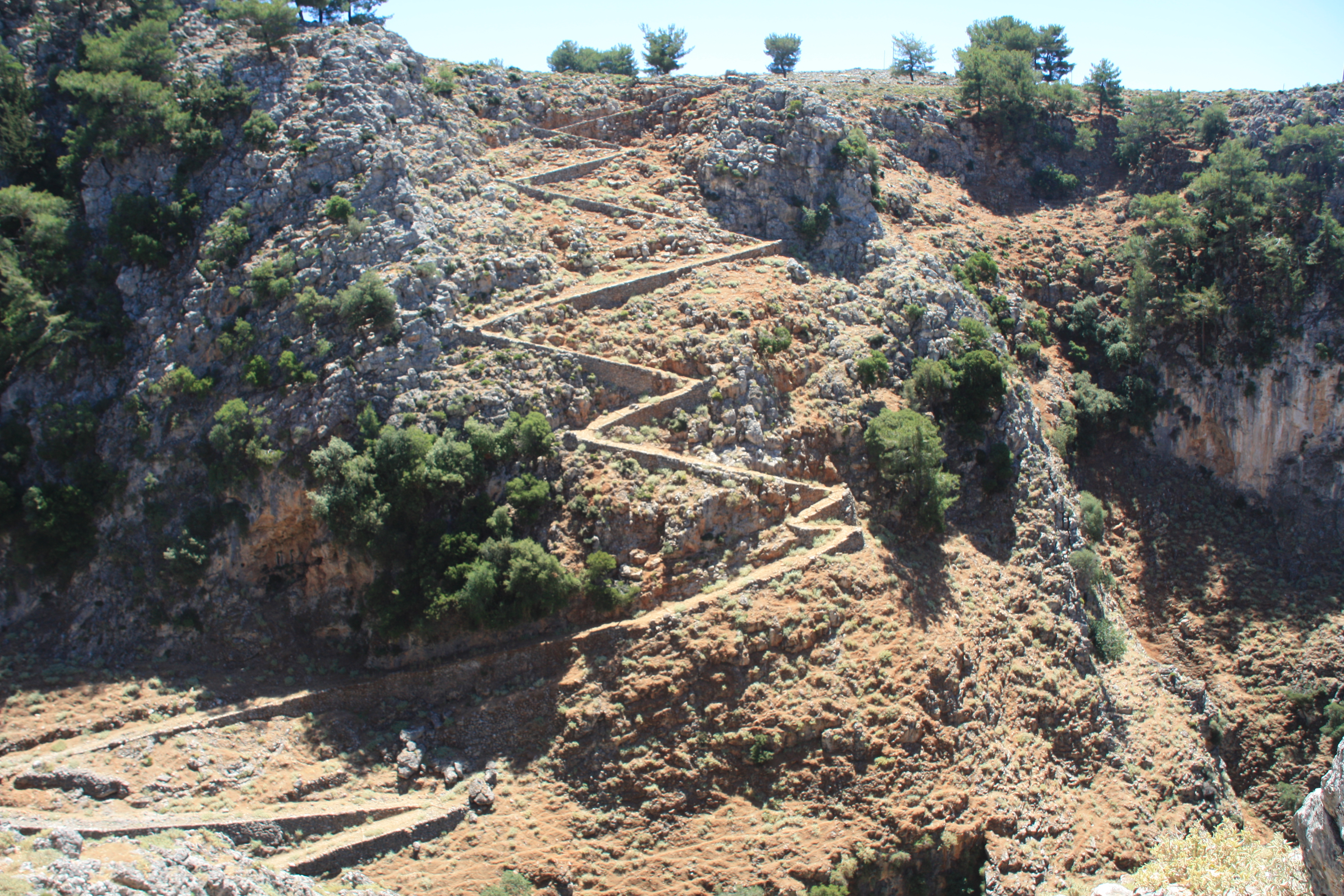 Wandern in der Aradena-Schlucht