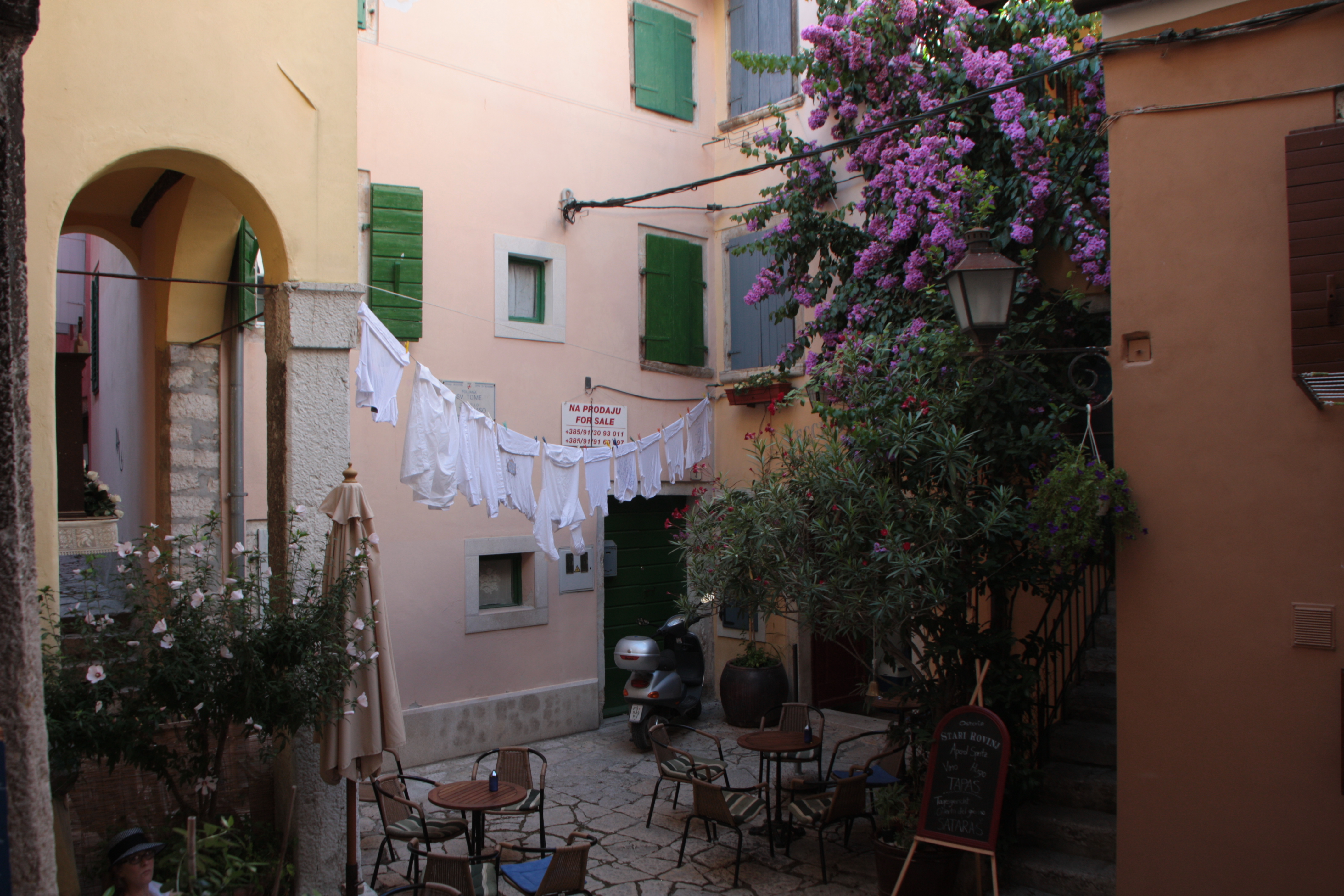 in den Gassen von Rovinj