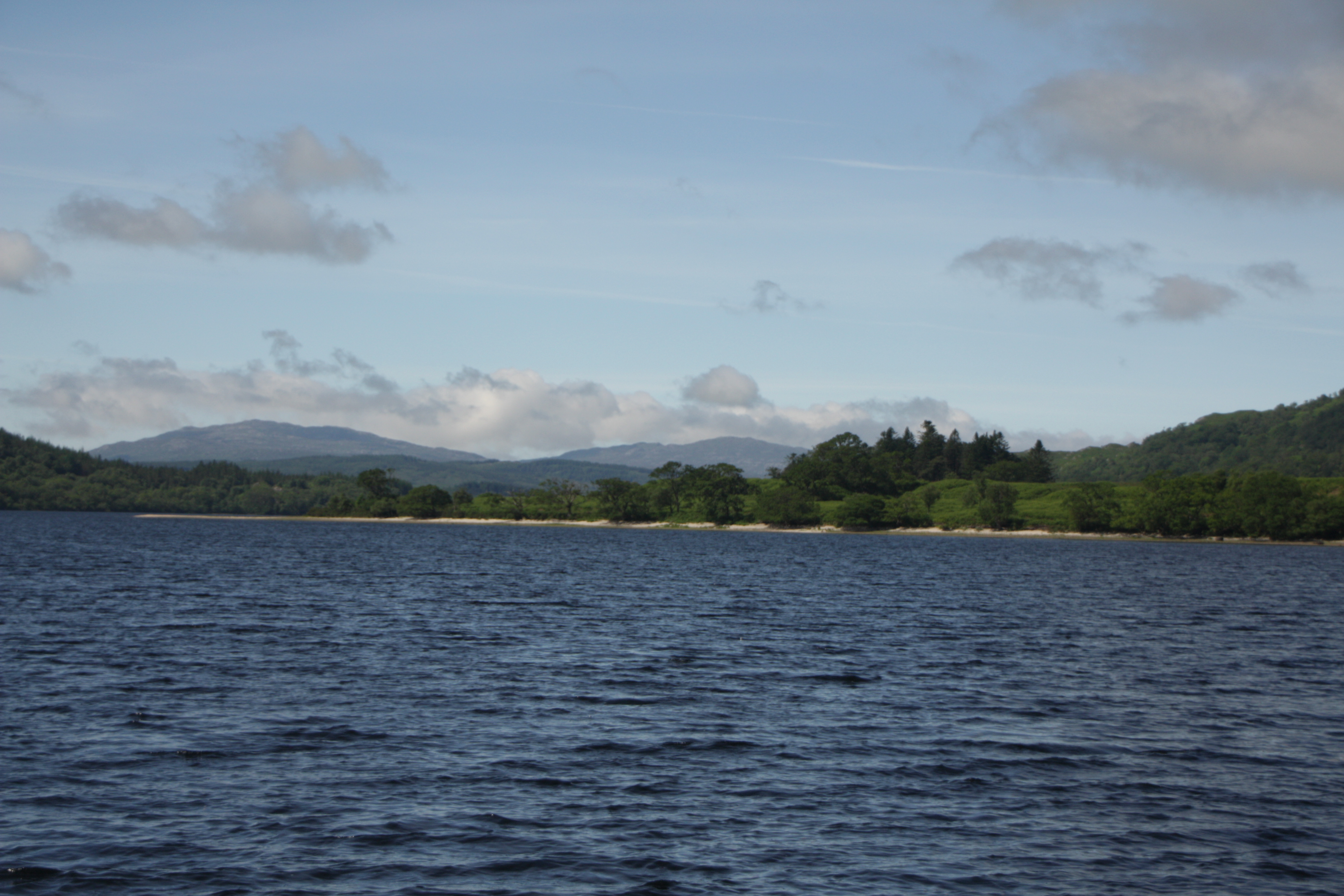 mit dem Shiff über Loch Shiel
