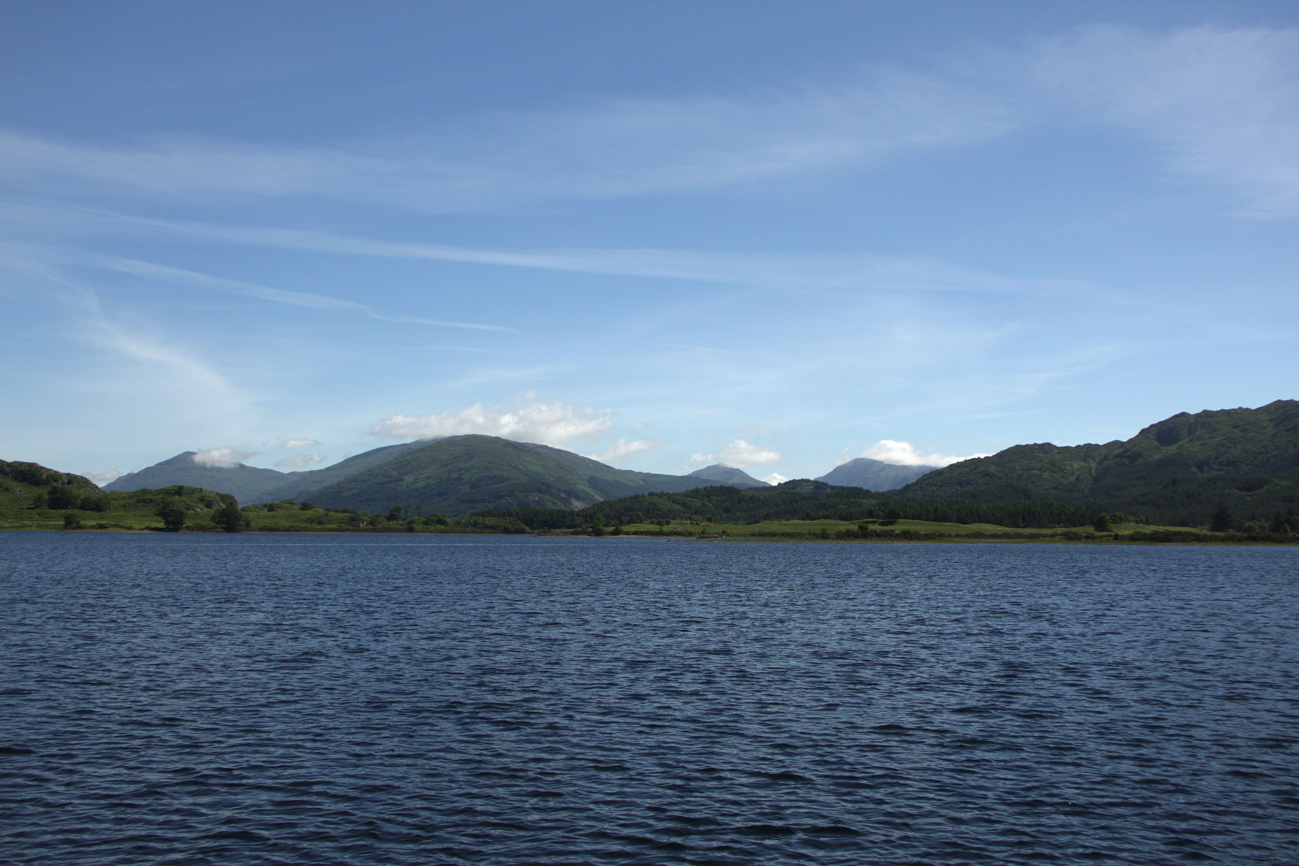 mit dem Shiff über Loch Shiel