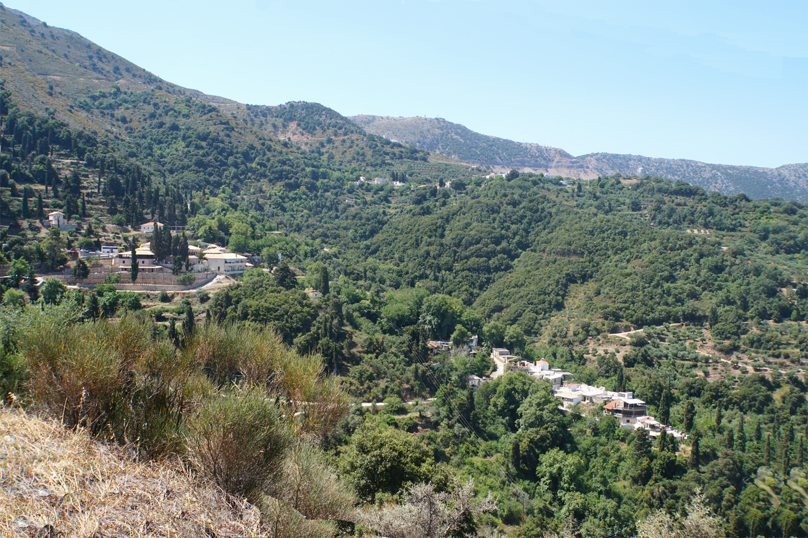 Blick auf das Kloster Kera Kardiotissis