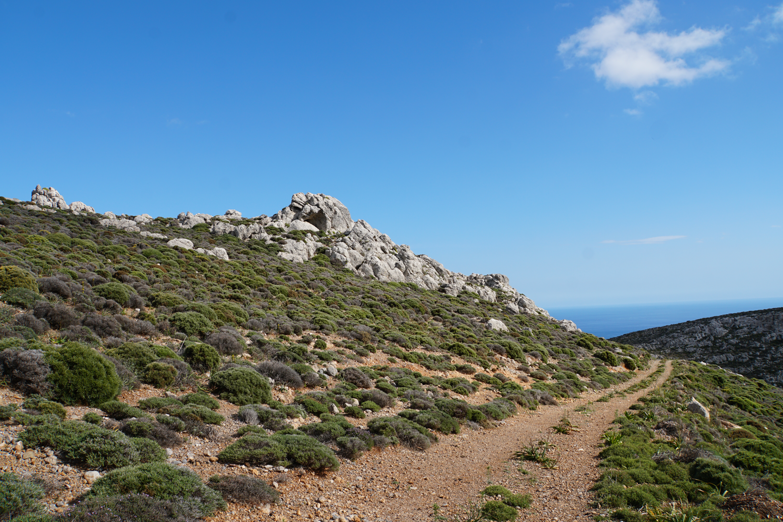 Wanderung zurück zum Moni Kapsa