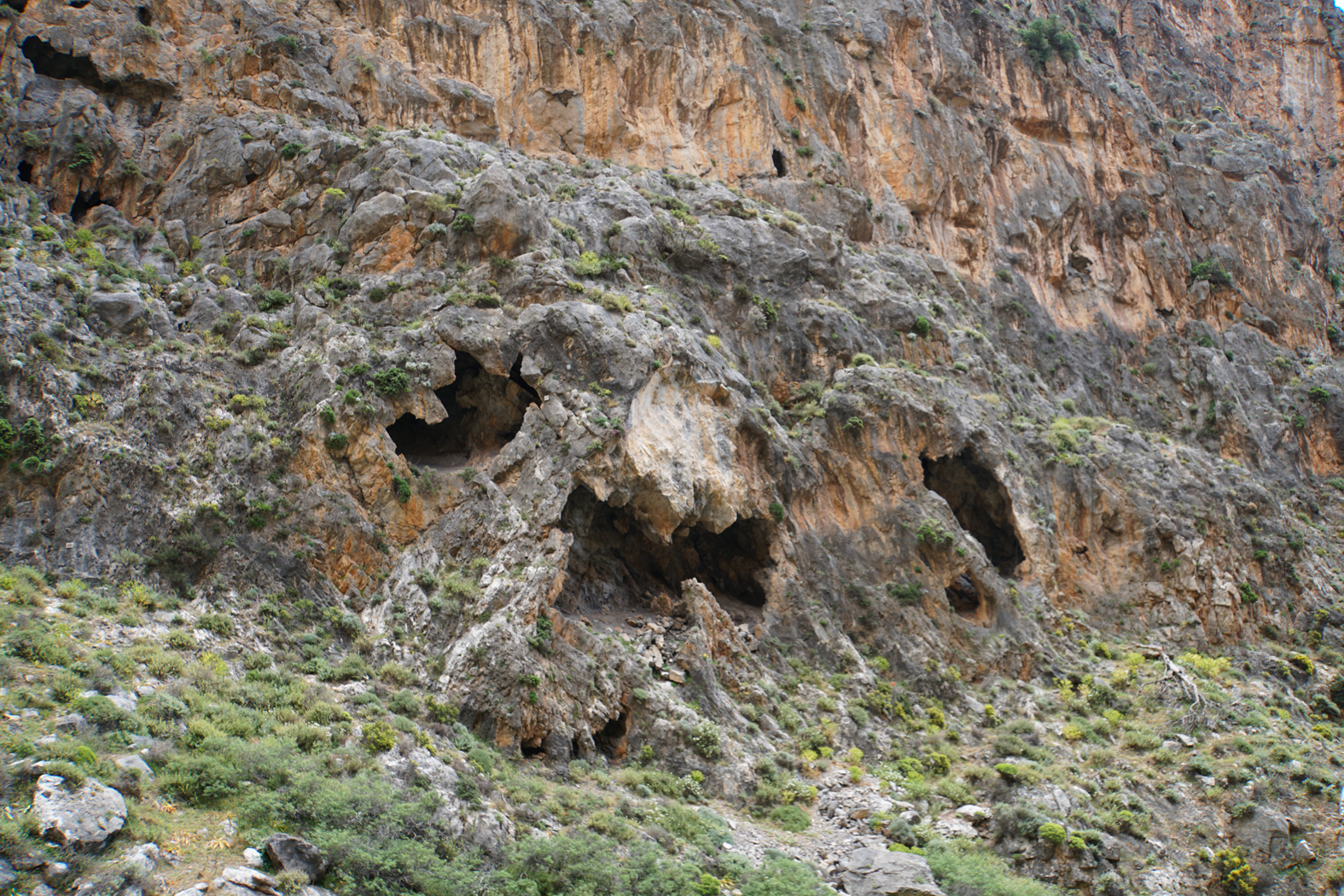 in der Pervolakia-Schlucht am Moni Kapsa