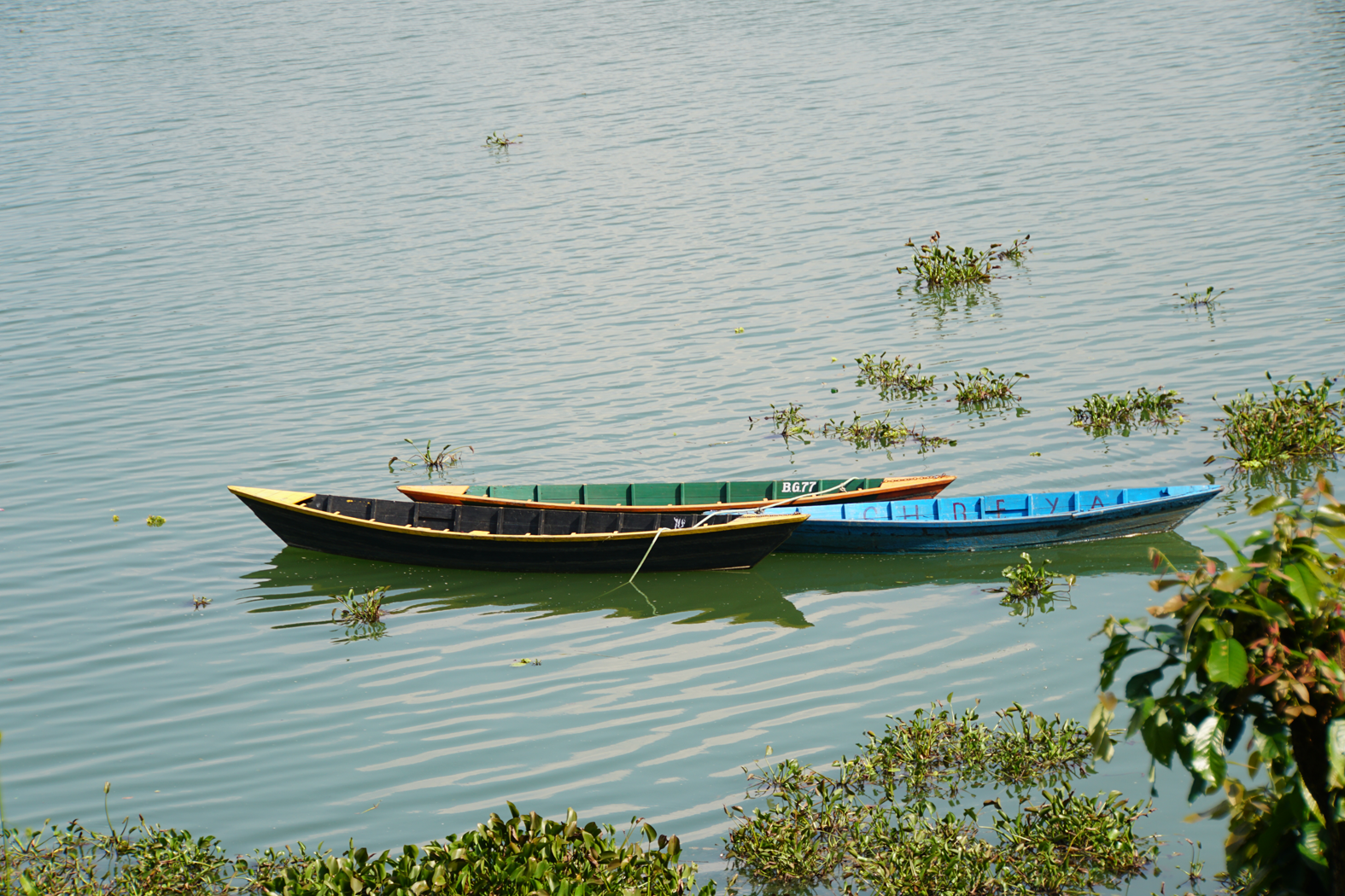 am Phewa-See in Pokhara
