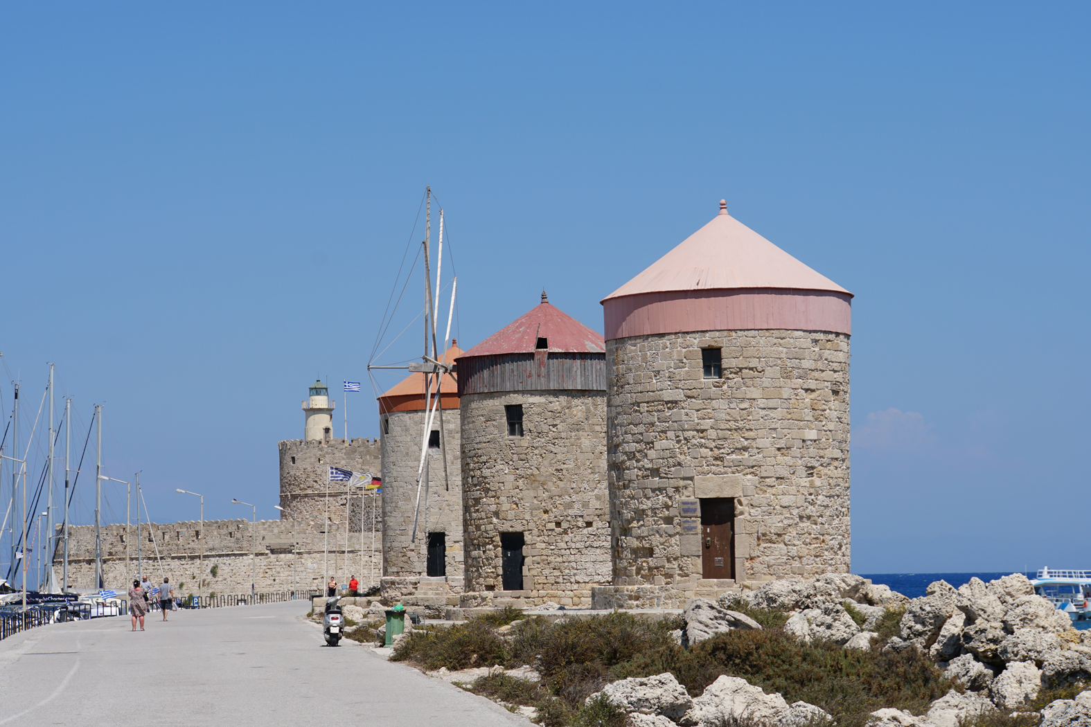 Hafen in Rhodos-Stadt