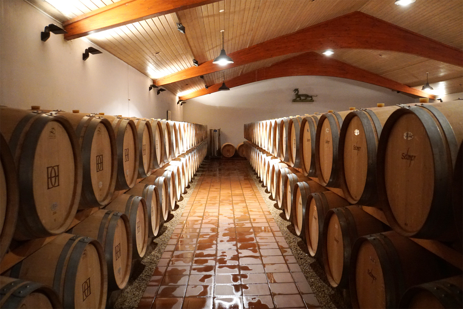 der Weinkeller im Chateau Mouton Rothschild