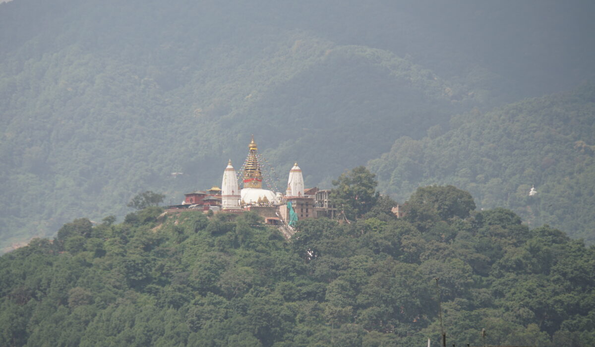 die Stupa Swayambhunath