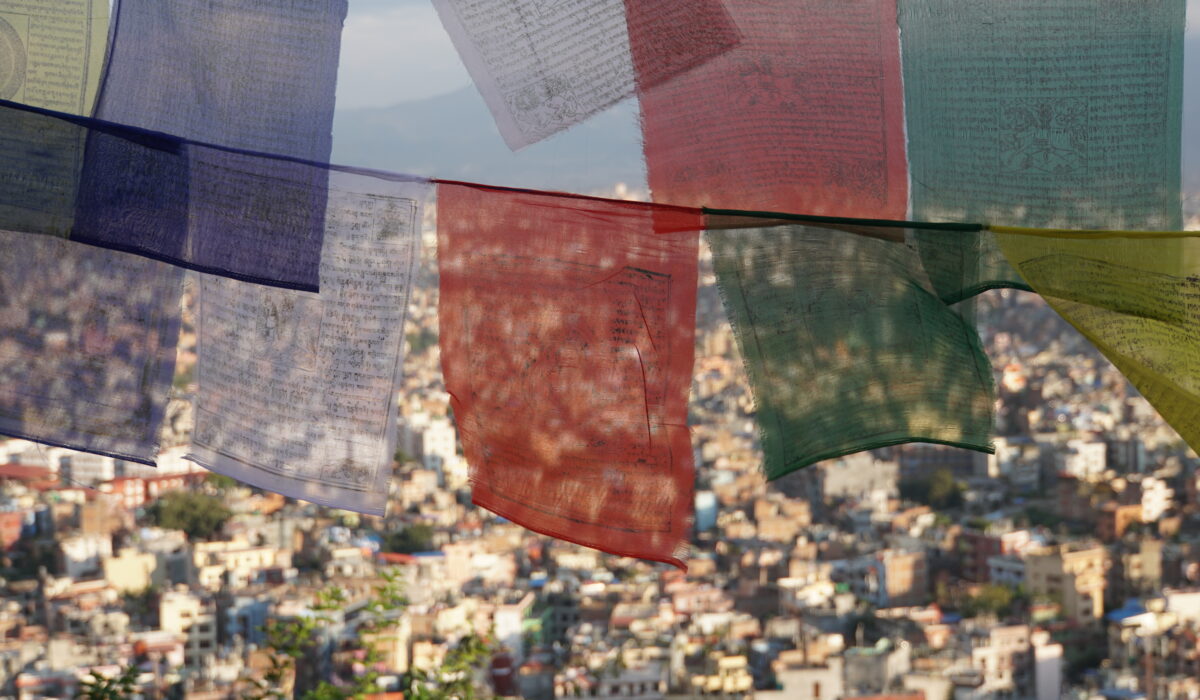 Blick von der Stupa Swayambhunath