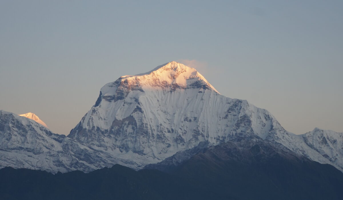 Blick auf den Dhaulagiri