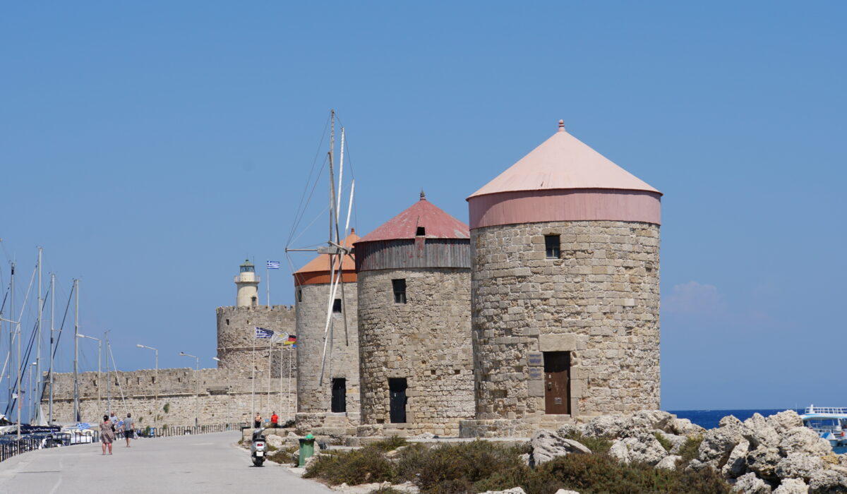 Rhodos Stadt am Hafen