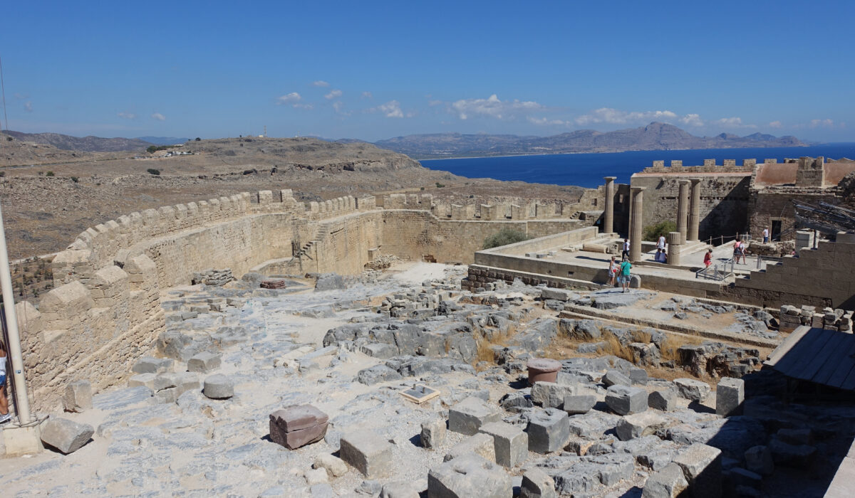 Lindos Tempel der Athena