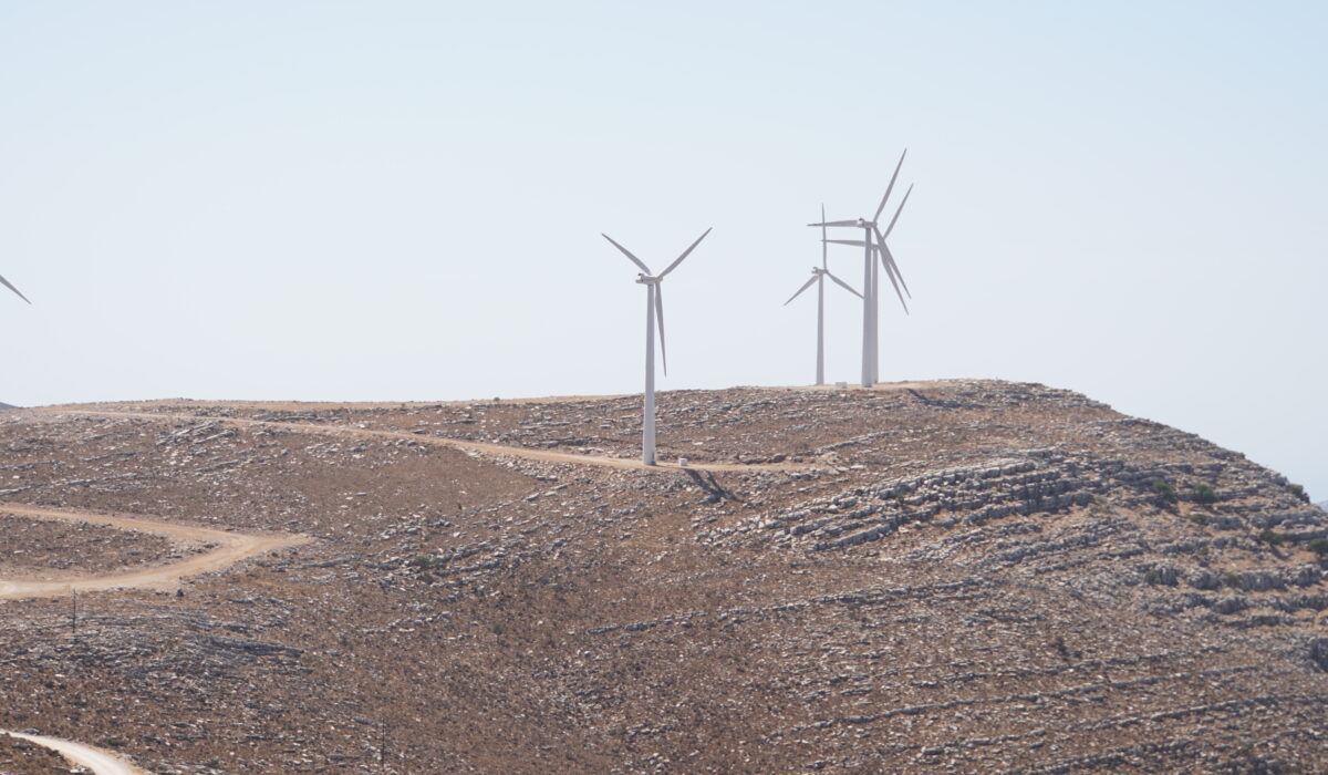 am höchsten Berg Attavyros mit 1.215 Metern Höhe
