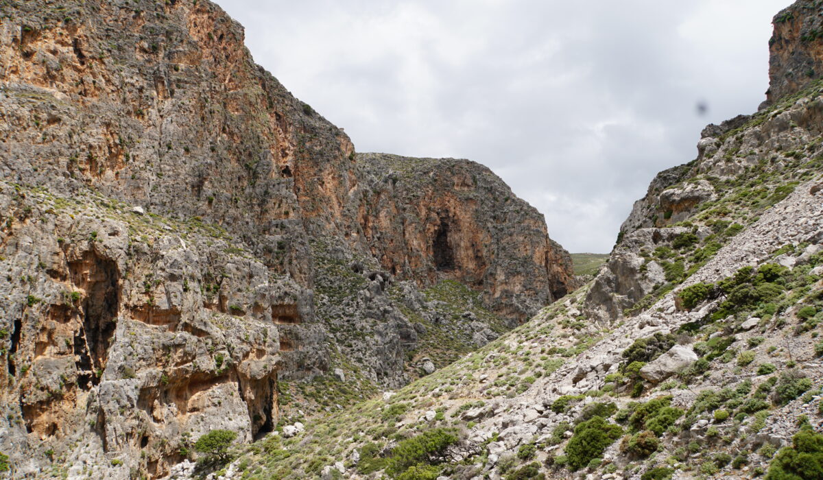 Schlucht am Moni Kapsa