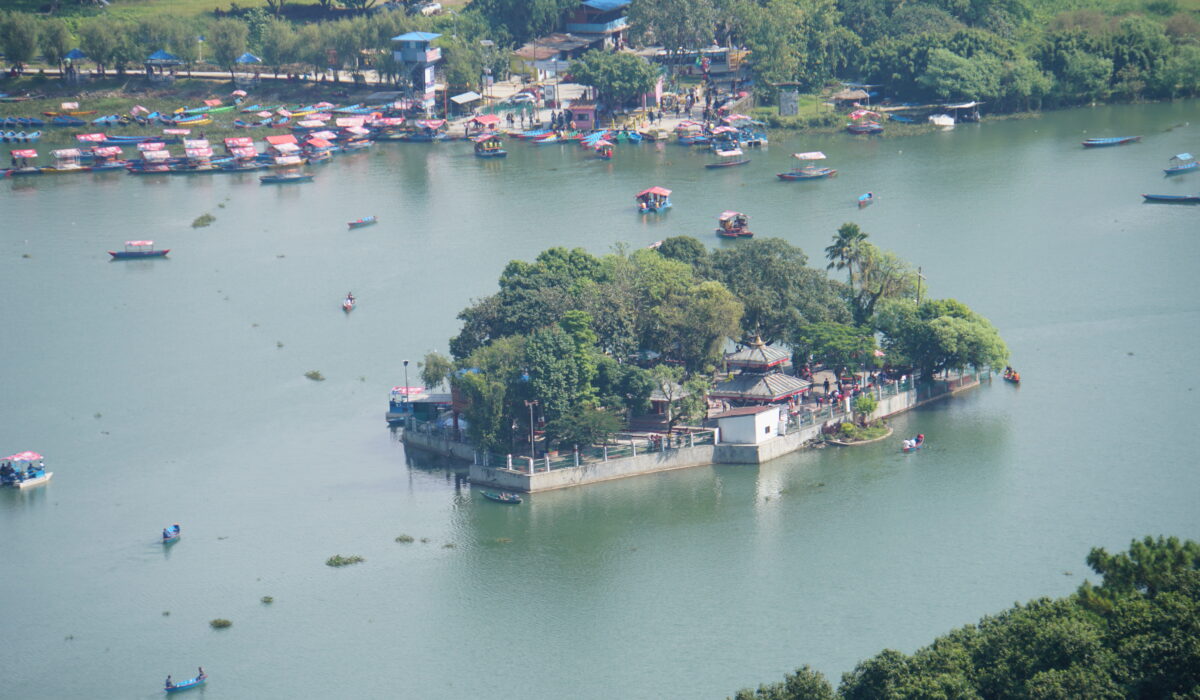 Blick auf den Phewa See
