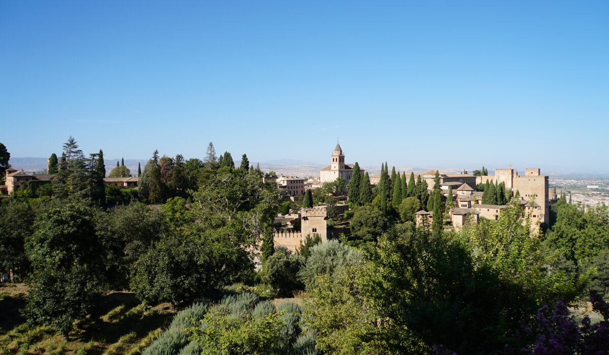 Granada: Blick auf die Alhambra