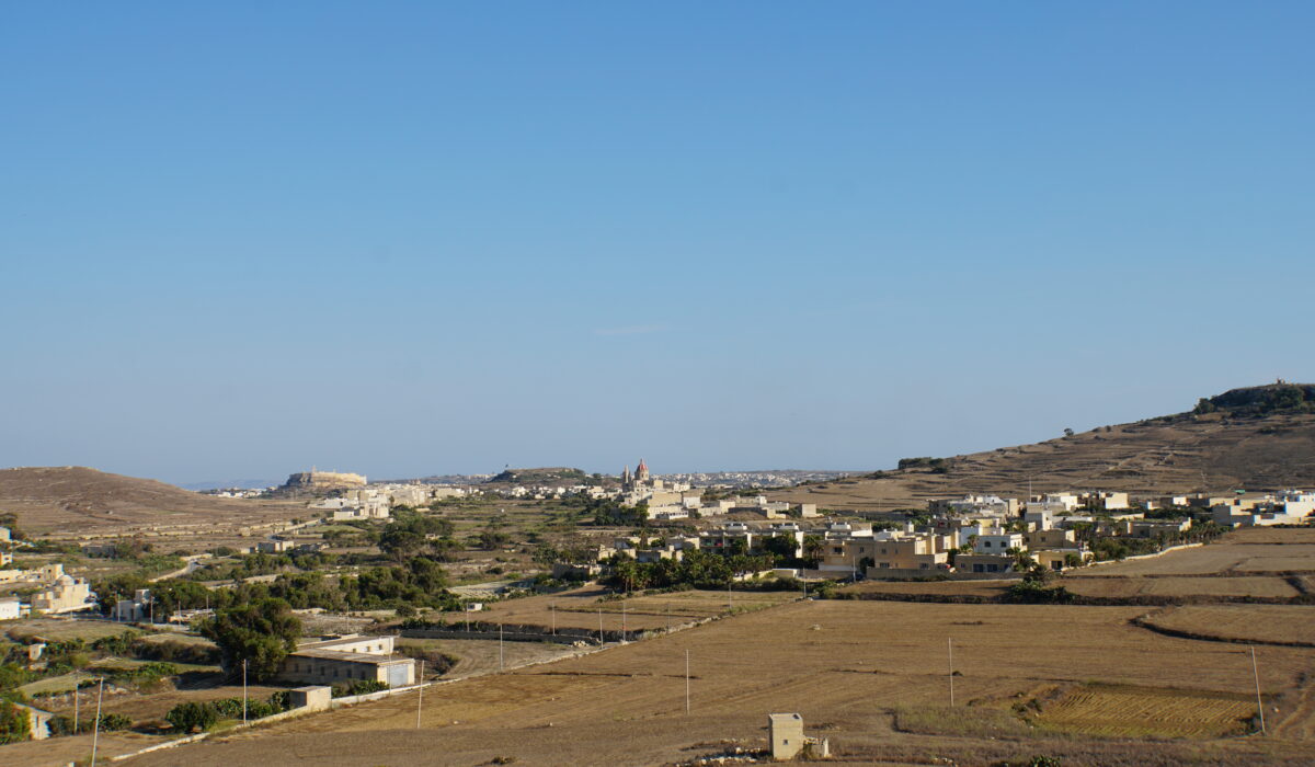 Blick über Gozo