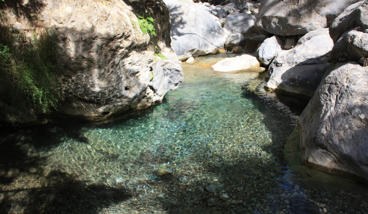 in der Samariaschlucht