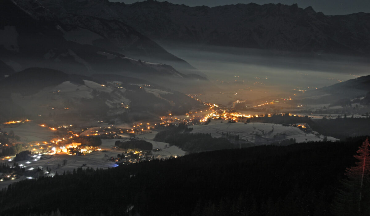 Blick auf Leogang 2007